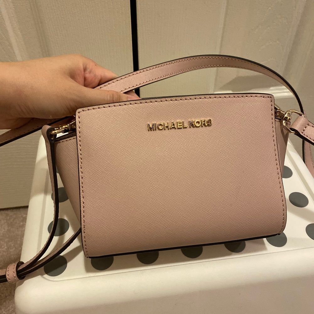 Michael Kors pink crossbody bag